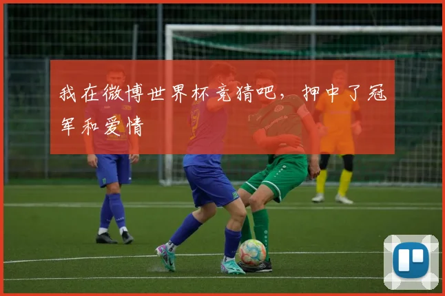 我在微博世界杯竞猜吧，押中了冠军和爱情