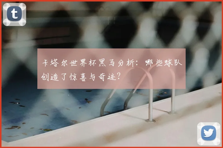 卡塔尔世界杯黑马分析:哪些球队创造了惊喜与奇迹?